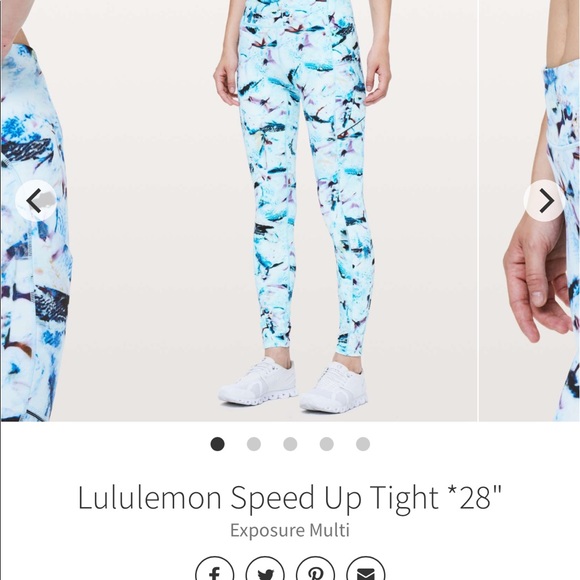 Lululemon Speed Up Tight - ‘Exposure Multi’ size 6 - Picture 4 of 9